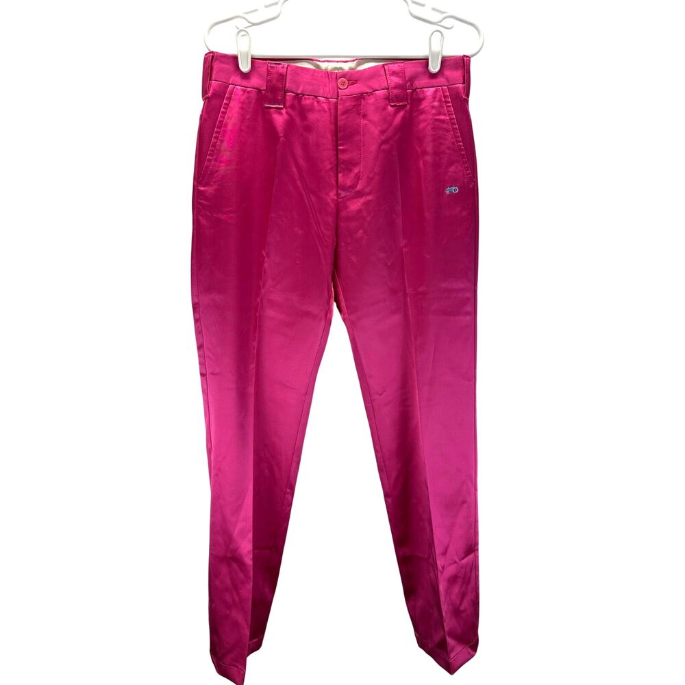 Moods of Norway Hot Pink Satin Trouser Pants 6 Party Festival Concert